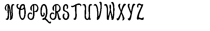 Hasmuter Regular Font UPPERCASE