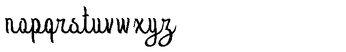 Hasmuter Regular Font LOWERCASE