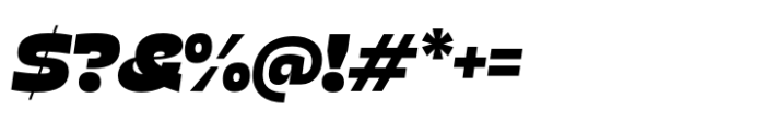 Haste ULightraBlack Italic Font OTHER CHARS