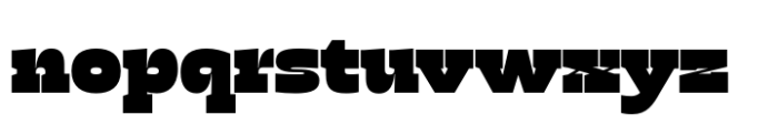 Haste ULightraBlack Font LOWERCASE