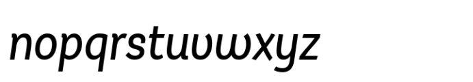 Hastrico DT Condensed Italic Font LOWERCASE