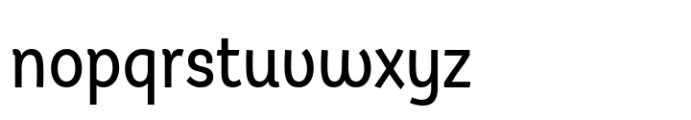 Hastrico DT Condensed Regular Font LOWERCASE