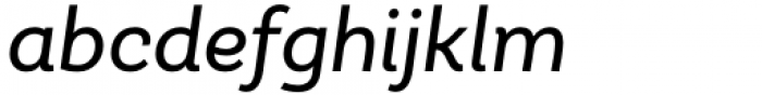 Hastrico DT Italic Font LOWERCASE