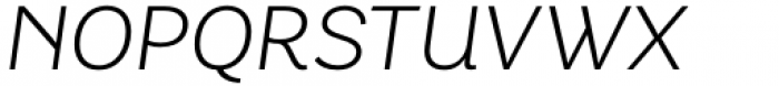Hastrico DT Light Italic Font UPPERCASE