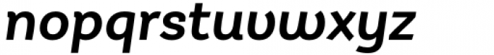 Hastrico DT Medium Italic Font LOWERCASE