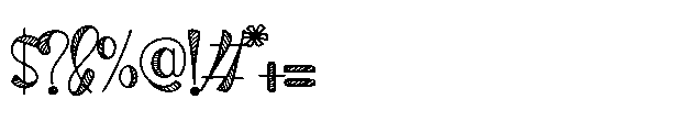 Hatch Berry Font OTHER CHARS