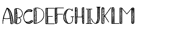 Hatch Berry Font UPPERCASE