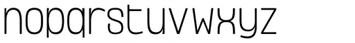 Hatchway Condensed Light Font LOWERCASE