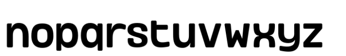 Hatchway Semi Bold Font LOWERCASE