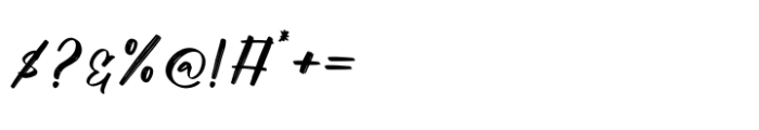 Hateline Syiteka Regular Font OTHER CHARS