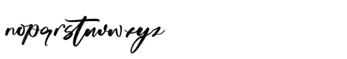 Hateline Syiteka Regular Font LOWERCASE