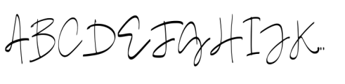Hatersi Signature Font UPPERCASE