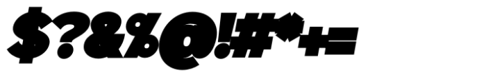 Hatsch Sans Bold Italic Font OTHER CHARS