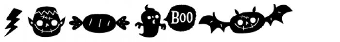 Hatter Display Pro Dingbats Font LOWERCASE