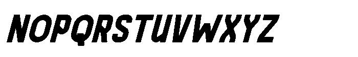 Haugen Sans Black Italic Font UPPERCASE