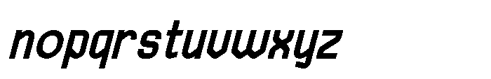 Haugen Sans Bold Italic Font LOWERCASE