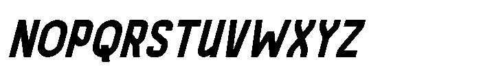 Haugen Sans Extra Bold Italic Font UPPERCASE