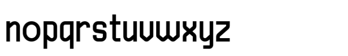 Haugen Sans Semi Bold Font LOWERCASE