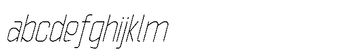 Haugen Sans Thin Italic FONT