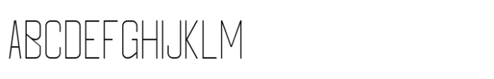 Haugen Sans Thin Font UPPERCASE