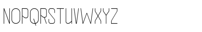 Haugen Sans Thin Font UPPERCASE