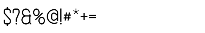 Haugen Slab Light Font OTHER CHARS