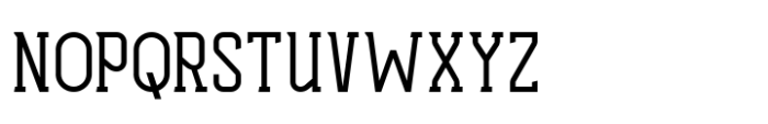 Haugen Slab Regular Font UPPERCASE