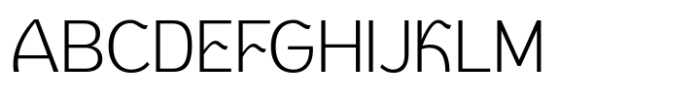 Haugh Extra Light Font UPPERCASE