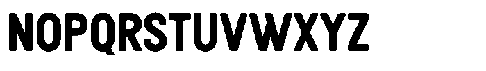 Haukteen Bush Font LOWERCASE