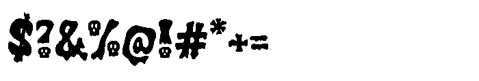 Haunted Carnival Font OTHER CHARS