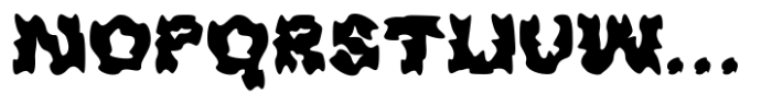Hauntflare Font UPPERCASE