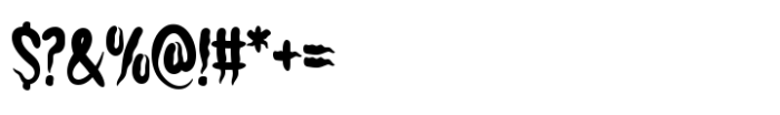 Haunting Font OTHER CHARS
