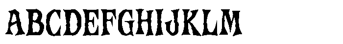 Haus Darah Regular Font UPPERCASE