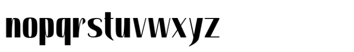 Hautte Black Condensed Font LOWERCASE