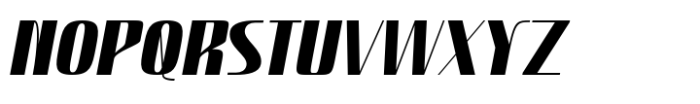 Hautte Black Italic Sm Condensed Font UPPERCASE
