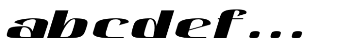 Hautte Bold Italic Extra Expanded FONT