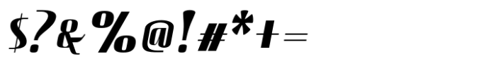 Hautte Bold Italic Sm Condensed Font OTHER CHARS