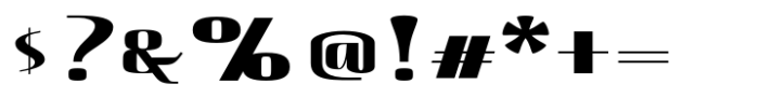 Hautte Bold Sm Expanded Font OTHER CHARS