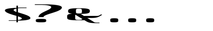 Hautte Bold Ult Expanded Font OTHER CHARS