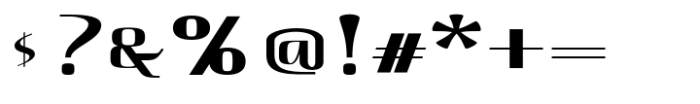 Hautte Expanded Font OTHER CHARS