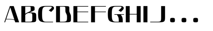Hautte Expanded Font UPPERCASE