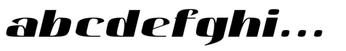 Hautte Extra Bold Italic Expanded FONT