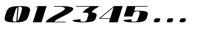 Hautte Extra Bold Italic Extra Expanded Font OTHER CHARS