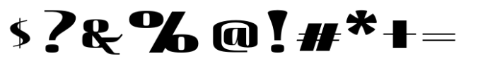 Hautte Extra Bold Sm Expanded Font OTHER CHARS