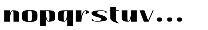 Hautte Extra Bold Sm Expanded Font LOWERCASE