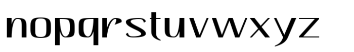 Hautte Extra Light Expanded Font LOWERCASE