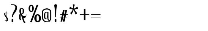 Hautte Extra Light Sm Condensed Font OTHER CHARS