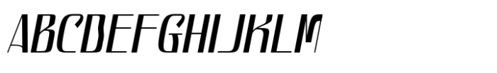 Hautte Italic Sm Condensed Font UPPERCASE