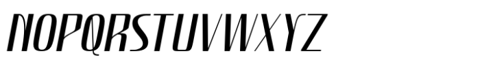 Hautte Italic Sm Condensed Font UPPERCASE