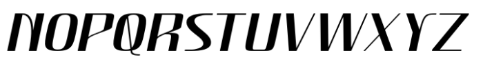 Hautte Italic Sm Expanded Font UPPERCASE